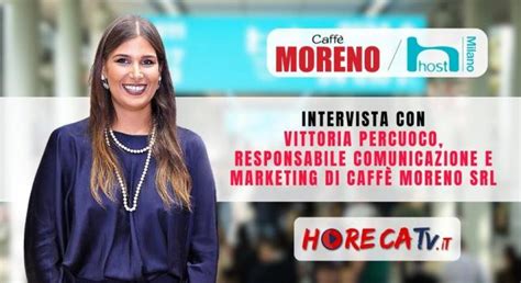 HorecaTv a Host 2023 Intervista con Vittoria Percuoco di Caffè Moreno