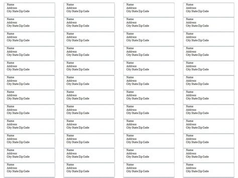 Avery 5163 Template Word