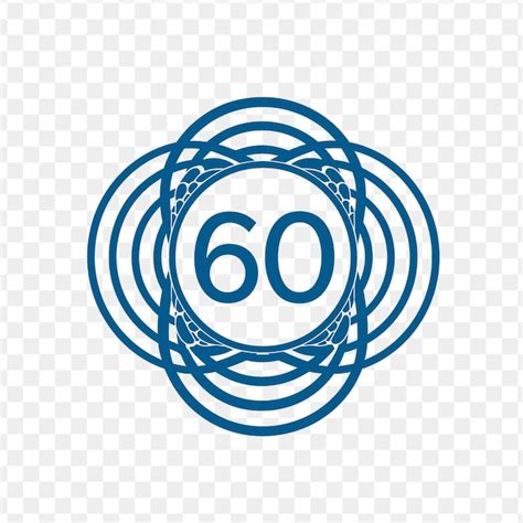 premium psd blue number   white background