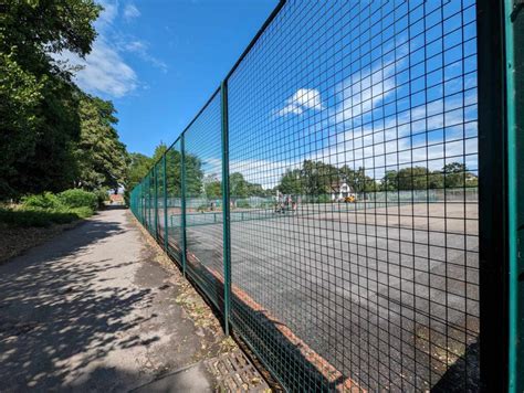 The Tennis Courts At Racecourse Park In Mansfield Notts Tv News The