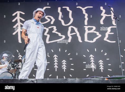 Goth Babe Performs On Day Four Of The Lollapalooza Music Festival On