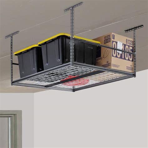 Muscle Rack Silver Vein Heavy Duty Steel Overhead Garage Storage