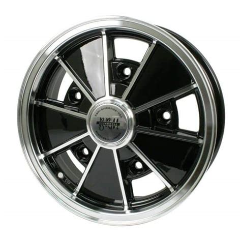 Empi Brm Wheel Gloss Black 17x7 5 Lug 205mm Fits Classic Vw Beetles