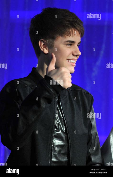 Justin Bieber Attends His Waxwork Unveiling Held At Madame Tussauds