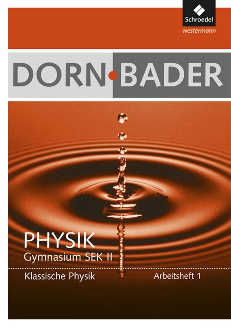 Dorn Bader Physik Sii Arbeitshefte Ausgabe Westermann