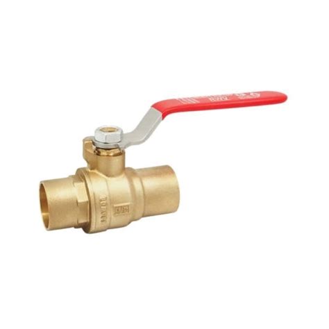 5595ab Lf Brass Full Port Ball Valve Red White Valve Corp