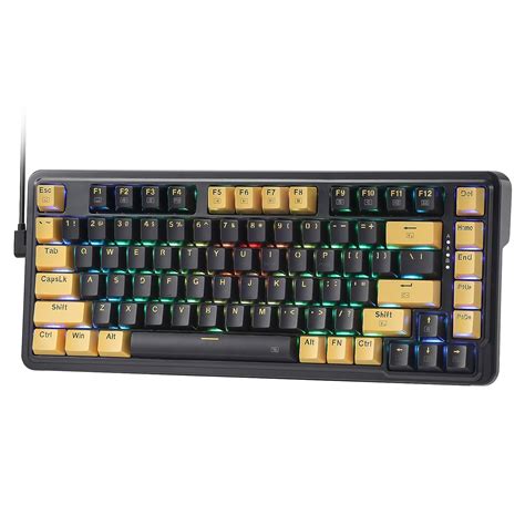 Redragon K Kabelgebundene RGB Gaming Tastatur Tasten Layout Hot Swap Kompakte