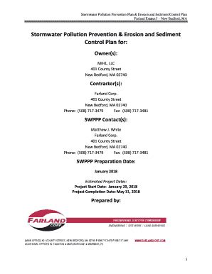 Fillable Online Stormwater Pollution Prevention Erosion And Sediment