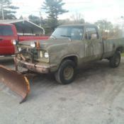 Dodge Power Wagon W Sno Fiter Plow Truck Miles Classic