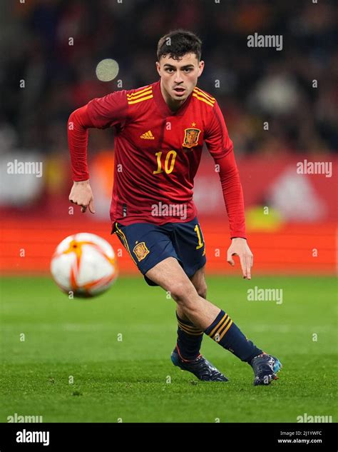 Pedro Gonzalez Pedri of Spain during the friendly match between Spain ...