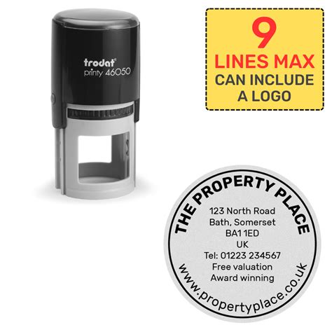Trodat Self Inking Round Stamp 46050 Stamps Direct