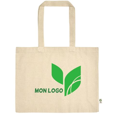 Tote Bag Cadeau Daffaires Sac En Coton Bio G Soufflet Borneo