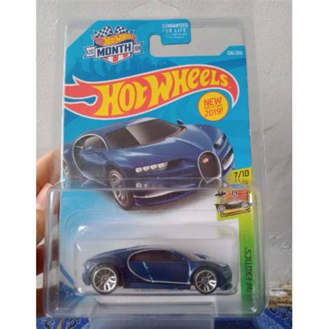 Jual Hot Wheels Bugatti Chiron US Card Free Protektor Barang Langka Shopee Indonesia