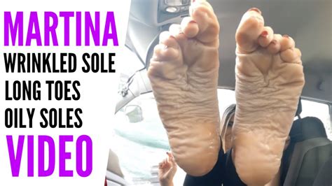 Italian Milf Show Her Oily Soles Whit Incredible Wrinkled Soles Into The Car PREVIEW YouTube