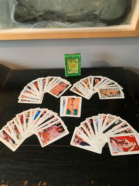 Vintage Nude Lady Playing Cards Gaiety Brand Etsy