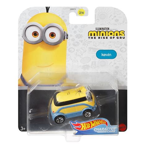 Hot Wheels Minions Character Car Case Entertainment Earth