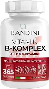 Bandini Vitamin B Komplex Tabletten F R Monate Alle B