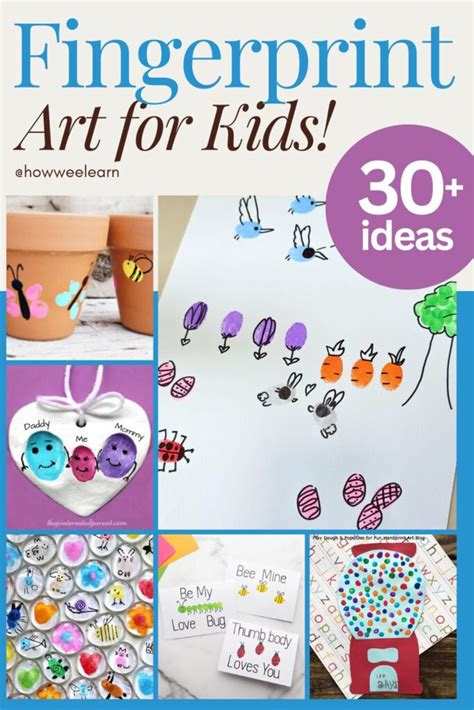 The BEST Fingerprint Art Ideas! - How Wee Learn