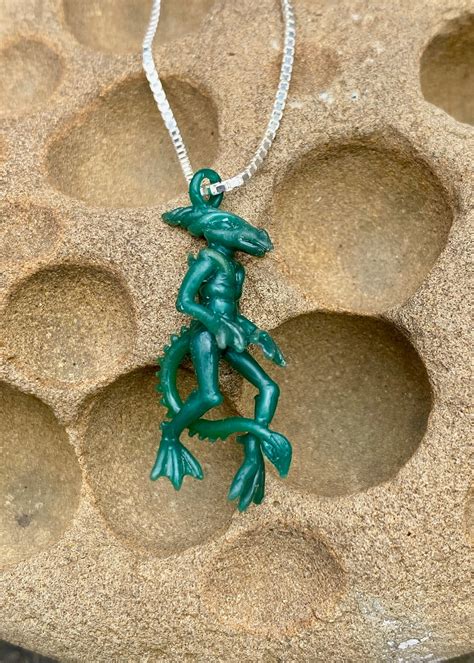 Aqua Alien Charm Silver Marty Magic Store