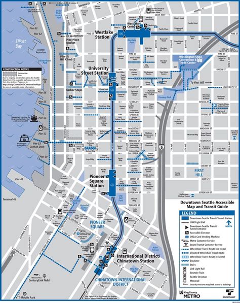 Downtown Seattle Accessible Map