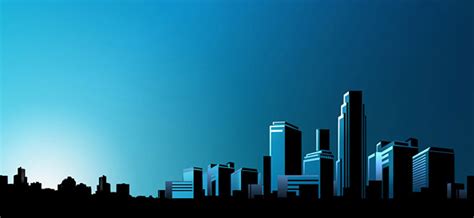 City Landscape Background - Web Backgrounds