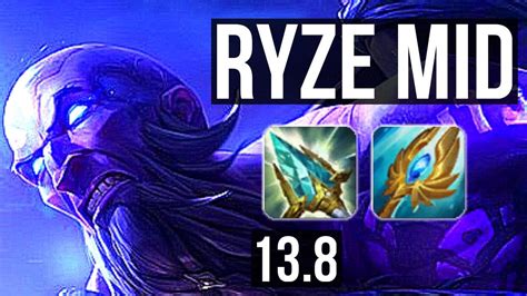 RYZE Vs ORIANNA MID 66 Winrate 10 2 10 KR Diamond 13 8 YouTube