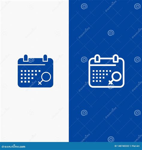 日历、标志、计划线和纵的沟纹坚实象蓝色横幅 向量例证 插画 包括有 商业 纸张 截止日期 设计 148740332