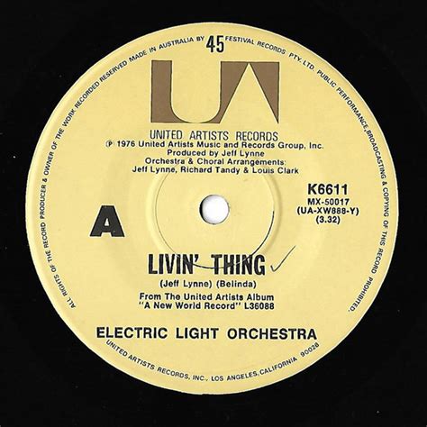 Electric Light Orchestra Livin Thing Vinyl Discogs