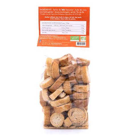 Croutons Nature Bio 100g Cérès Epicerie Fine