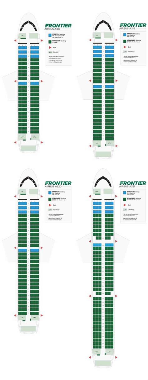 Frontier Airlines Seating Chart Airbus A319 | Brokeasshome.com