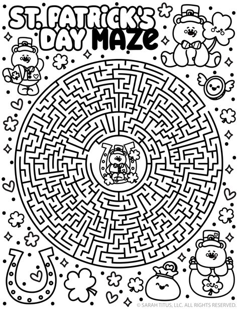 st patrick's day printable activities 1