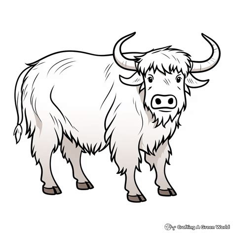 Yak Coloring Pages Free And Printable