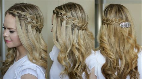 Four Strand Waterfall Braid Missy Sue Youtube