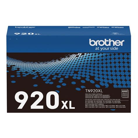 Brother Genuine TN920 / TN920XL / TN920XXL Monochrome Laser Toner — Yellow, High Yield (X) (4PK-FLEET) (TN920-YL-HY-4PK-FLEET)