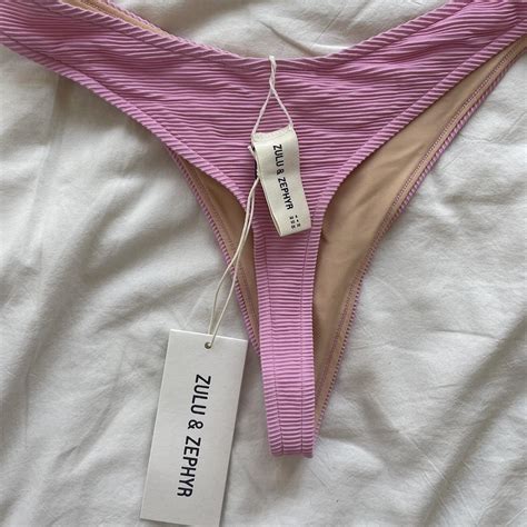 Repop Zulu Zephyr Baby Pink Bikini Doesnt Have Depop