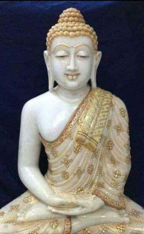 White Handmade Marble Buddha Statue At Rs In Jaipur Id