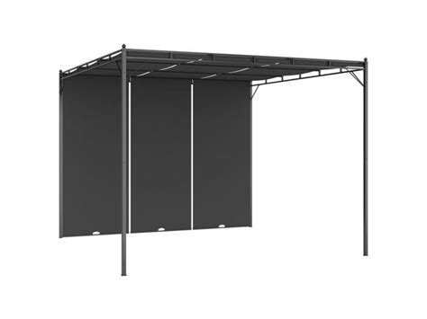 Gazebo Tenda de recepção de jardim cortina lateral 3x3x2 25m