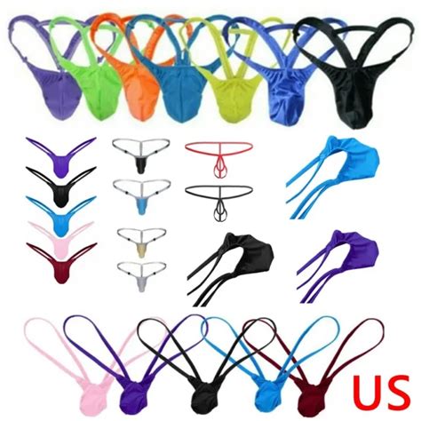 Sexy Posierende Knappe String Bikini Slips Unterw Sche Ateml Cher Pucker Slips Eur