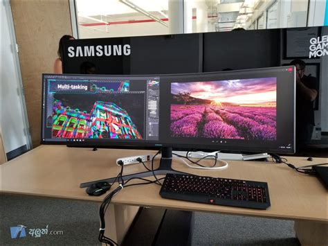 samsung  ultra wide   chg monitor aluth