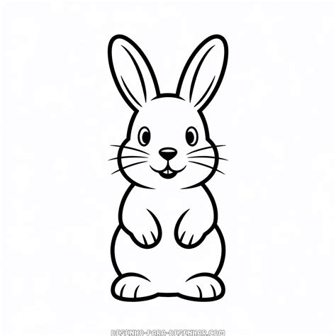 Imagens De Coelho Para Desenhar - 6