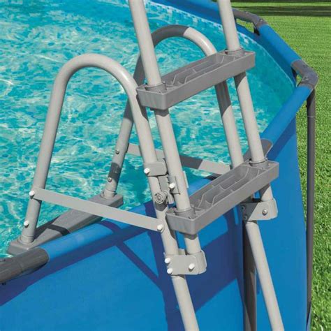 Escalera Para Piscinas De Hasta 122cm De Altura Sin Plataforma Bestway