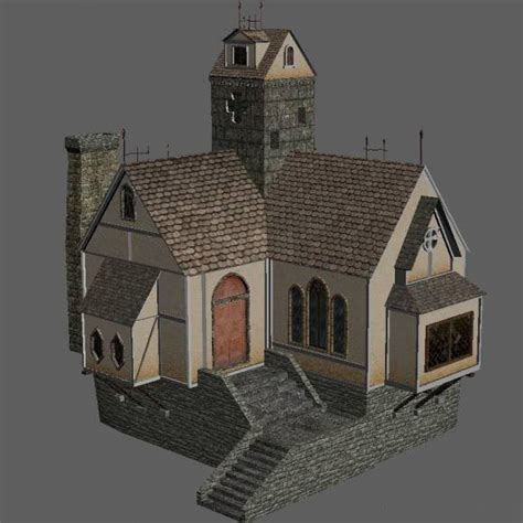 Medieval House Free 3d Models