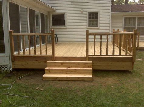 Wood deck designs, Diy deck, Deck design