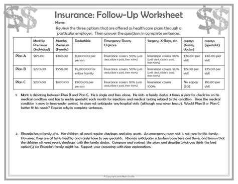 Financial Literacy Worksheets Pdf — db-excel.com