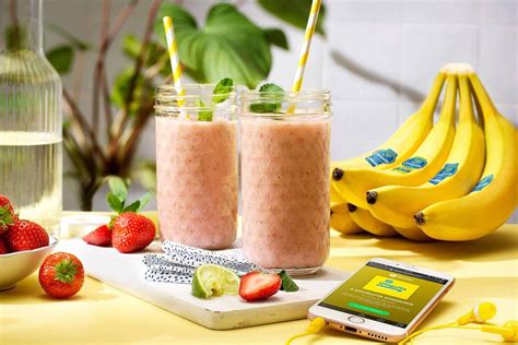 Frullato Di Banane Chiquita E Fragole Ricette Chiquita