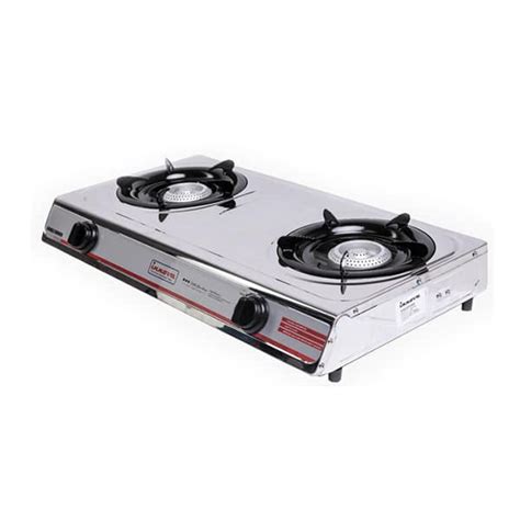 Innova 2 Burner Table Top Gas Stove I 2GS SS Stainless Steel