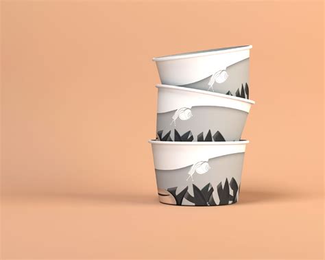 Illustrated Paper Cup Packaging Of The World