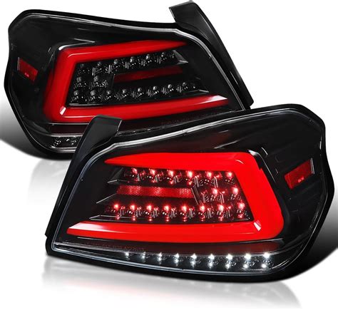 Amazon Spec D Tuning Jet Black Tail Lights W Red Sequential Led