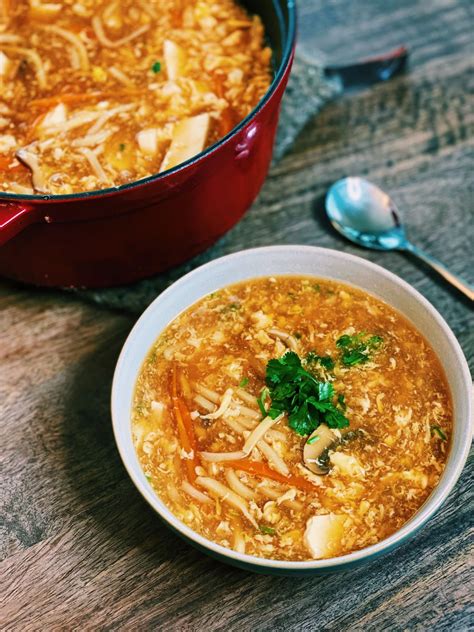 Vegetarian Hot And Sour Soup 15 Minutes Only Tiffy Cooks