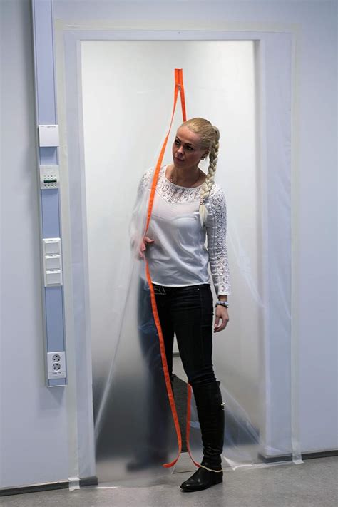 Buy Professional Zipper Door Dust Protection Wall Barrier For Dust